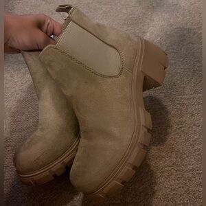 Tan Suede Boots